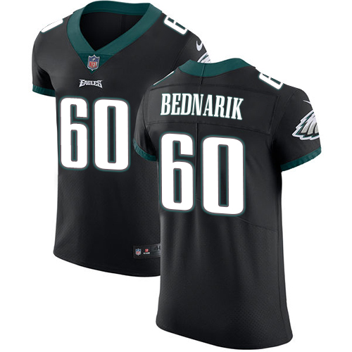 Men's Nike Philadelphia Eagles #60 Chuck Bednarik Black Vapor Untouchable Elite Player NFL Jersey