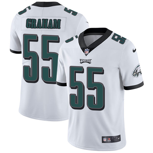 Men's Nike Philadelphia Eagles #55 Brandon Graham White Vapor Untouchable Limited Player NFL Jersey