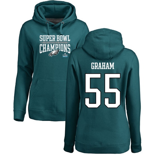 Women's Nike Philadelphia Eagles #55 Brandon Graham White Vapor Untouchable Elite Player NFL Jersey