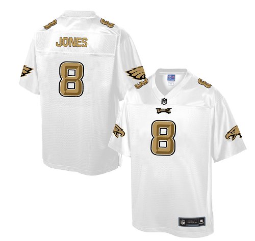 Men's Nike Philadelphia Eagles #8 Donnie Jones Game White Pro Line Fashion NFL Jersey