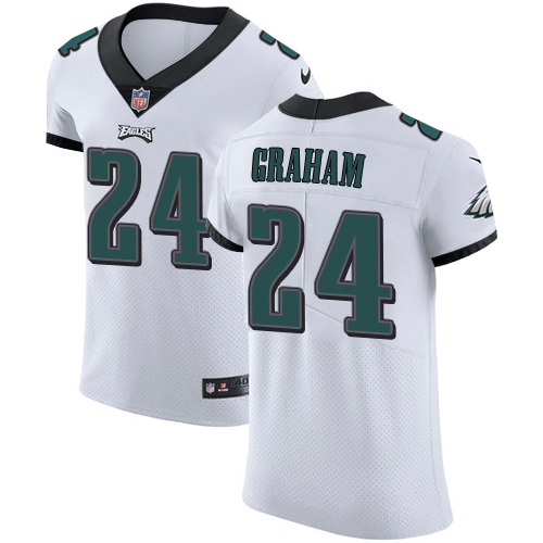 Men's Nike Philadelphia Eagles #24 Corey Graham White Vapor Untouchable Elite Player NFL Jersey