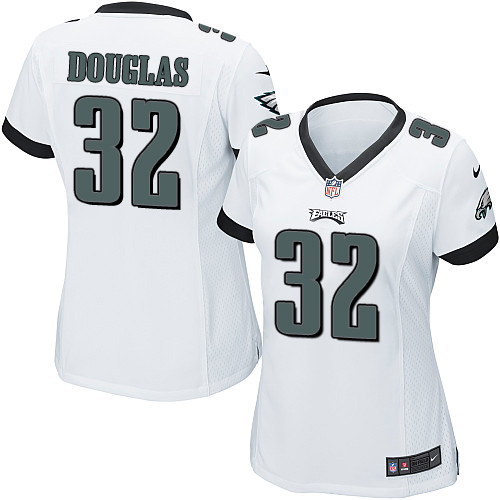 Women's Nike Philadelphia Eagles #32 Rasul Douglas Game White NFL Jersey