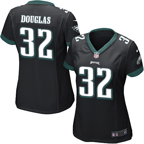 Women's Nike Philadelphia Eagles #32 Rasul Douglas Game Black Alternate NFL Jersey