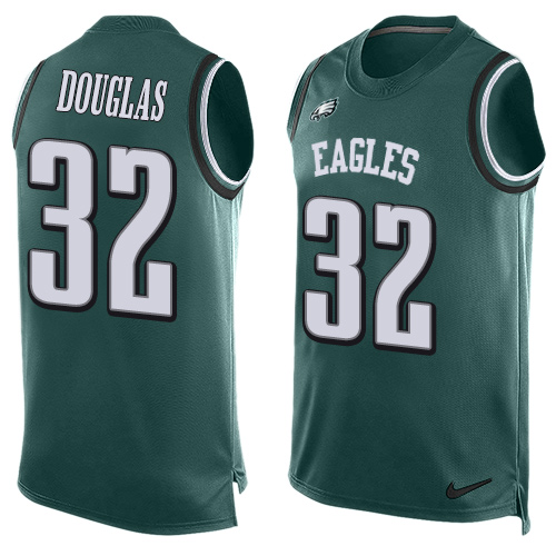 Men's Nike Philadelphia Eagles #32 Rasul Douglas Limited Midnight Green Player Name & Number Tank Top NFL Jersey