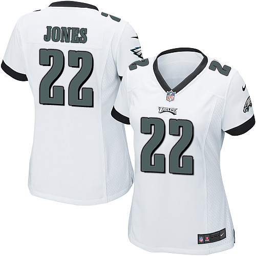 Women's Nike Philadelphia Eagles #22 Sidney Jones Game White NFL Jersey