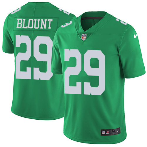 Men's Nike Philadelphia Eagles #29 LeGarrette Blount Limited Green Rush Vapor Untouchable NFL Jersey