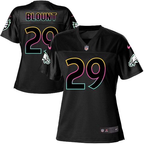 Women's Nike Philadelphia Eagles #29 LeGarrette Blount Game Black Fashion NFL Jersey