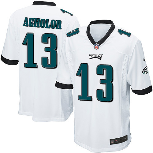 Youth Nike Philadelphia Eagles #13 Nelson Agholor Game White NFL Jersey