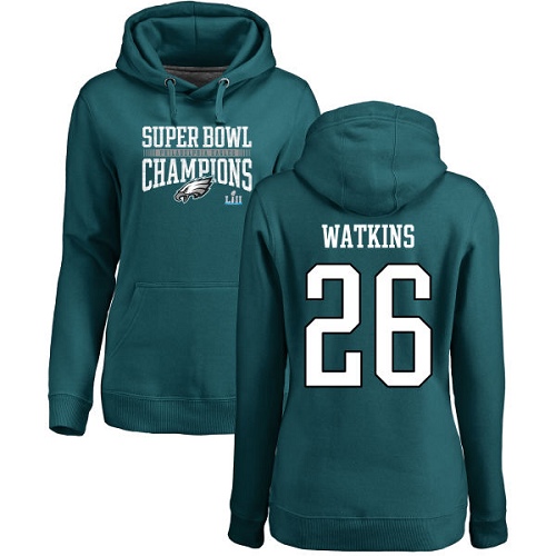 Women's Nike Philadelphia Eagles #26 Jaylen Watkins White Vapor Untouchable Elite Player NFL Jersey