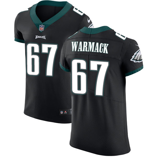 Men's Nike Philadelphia Eagles #67 Chance Warmack Black Vapor Untouchable Elite Player NFL Jersey