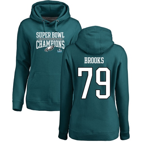 Women's Nike Philadelphia Eagles #79 Brandon Brooks White Vapor Untouchable Elite Player NFL Jersey