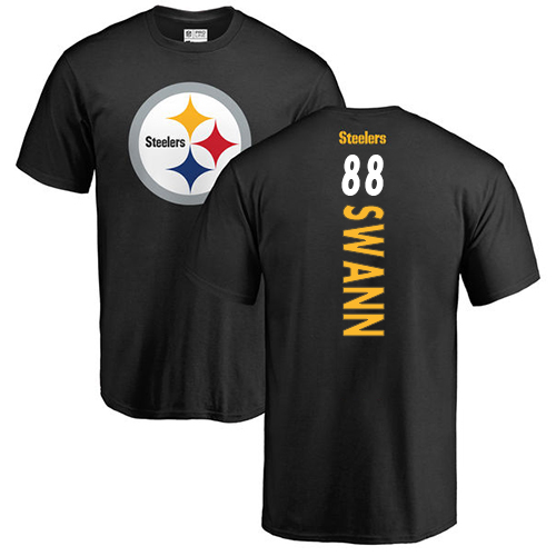 NFL Nike Pittsburgh Steelers #88 Lynn Swann Black Backer T-Shirt