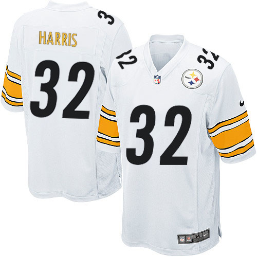 Men's Nike Pittsburgh Steelers #32 Franco Harris Game White NFL Jersey