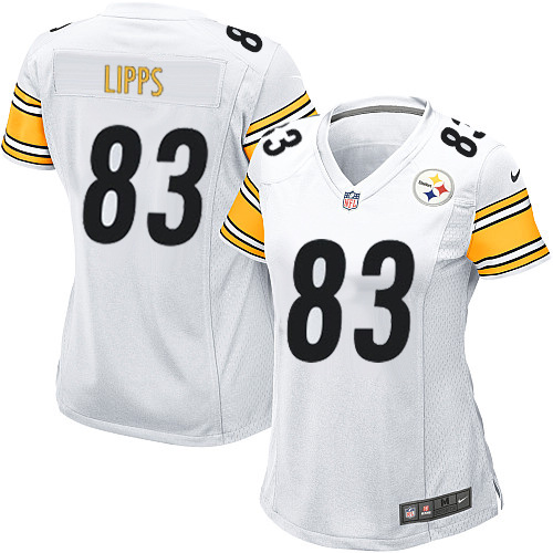 Women's Nike Pittsburgh Steelers #83 Louis Lipps Game White NFL Jersey