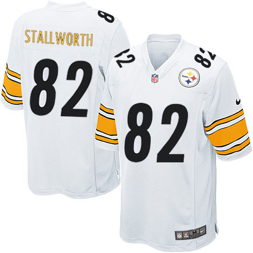 Men's Nike Pittsburgh Steelers #82 John Stallworth Game White NFL Jersey