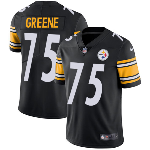 Youth Nike Pittsburgh Steelers #75 Joe Greene Black Team Color Vapor Untouchable Limited Player NFL Jersey