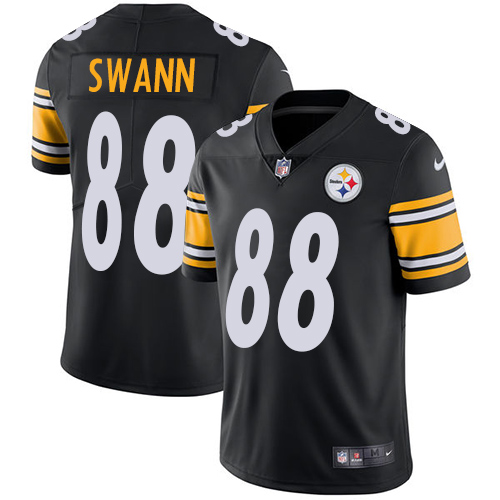 Men's Nike Pittsburgh Steelers #88 Lynn Swann Black Team Color Vapor Untouchable Limited Player NFL Jersey