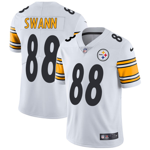 Men's Nike Pittsburgh Steelers #88 Lynn Swann White Vapor Untouchable Limited Player NFL Jersey