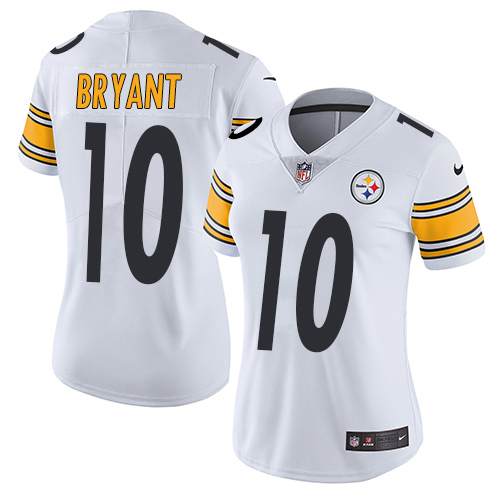 Women's Nike Pittsburgh Steelers #10 Martavis Bryant White Vapor Untouchable Elite Player NFL Jersey