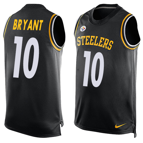 Men's Nike Pittsburgh Steelers #10 Martavis Bryant Limited Black Player Name & Number Tank Top NFL Jersey
