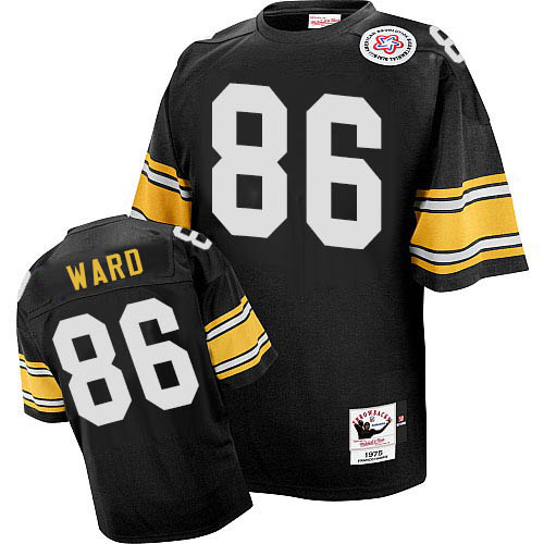 Mitchell And Ness Pittsburgh Steelers #86 Hines Ward Black Team Color Authentic Throwback NFL Jersey