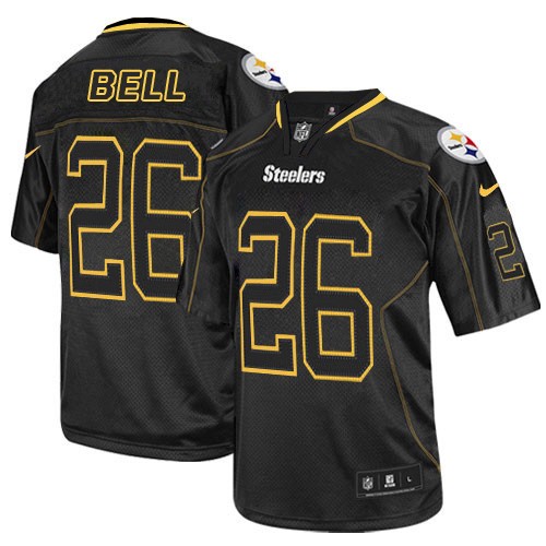 Men's Nike Pittsburgh Steelers #26 Le'Veon Bell Elite Lights Out Black NFL Jersey