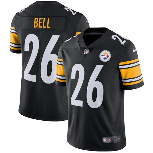 Men's Nike Pittsburgh Steelers #26 Le'Veon Bell Black Team Color Vapor Untouchable Limited Player NFL Jersey