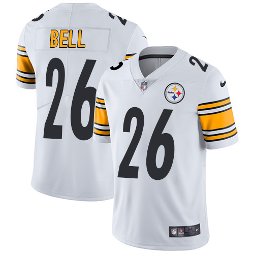 Men's Nike Pittsburgh Steelers #26 Le'Veon Bell White Vapor Untouchable Limited Player NFL Jersey