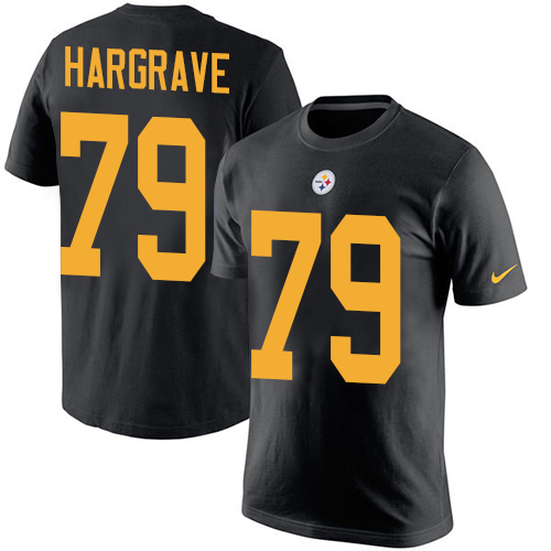 NFL Nike Pittsburgh Steelers #79 Javon Hargrave Black Rush Pride Name & Number T-Shirt