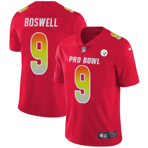 Men's Nike Pittsburgh Steelers #9 Chris Boswell Limited Red 2018 Pro Bowl NFL Jersey