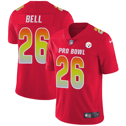 Men's Nike Pittsburgh Steelers #26 Le'Veon Bell Limited Red 2018 Pro Bowl NFL Jersey