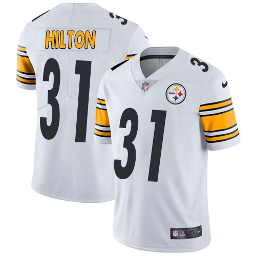 Men's Nike Pittsburgh Steelers #31 Mike Hilton White Vapor Untouchable Limited Player NFL Jersey