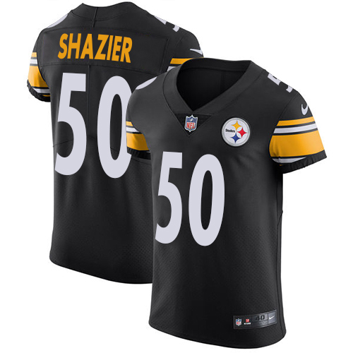 Men's Nike Pittsburgh Steelers #50 Ryan Shazier Black Team Color Vapor Untouchable Elite Player NFL Jersey