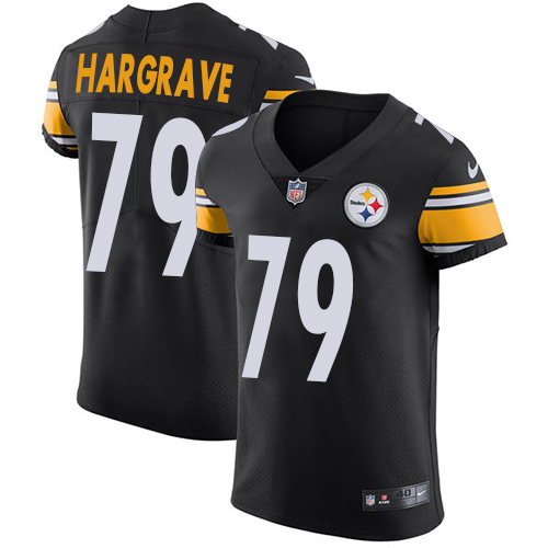 Men's Nike Pittsburgh Steelers #79 Javon Hargrave Black Team Color Vapor Untouchable Elite Player NFL Jersey