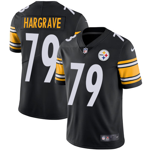 Men's Nike Pittsburgh Steelers #79 Javon Hargrave Black Team Color Vapor Untouchable Limited Player NFL Jersey