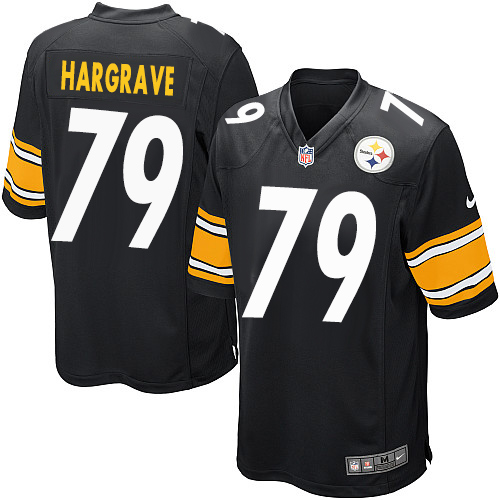 Men's Nike Pittsburgh Steelers #79 Javon Hargrave Game Black Team Color NFL Jersey