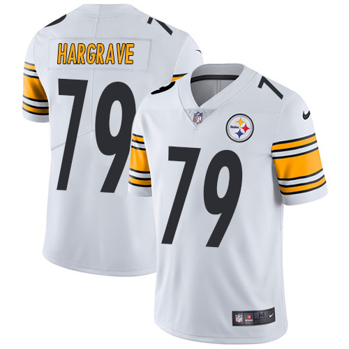 Men's Nike Pittsburgh Steelers #79 Javon Hargrave White Vapor Untouchable Limited Player NFL Jersey