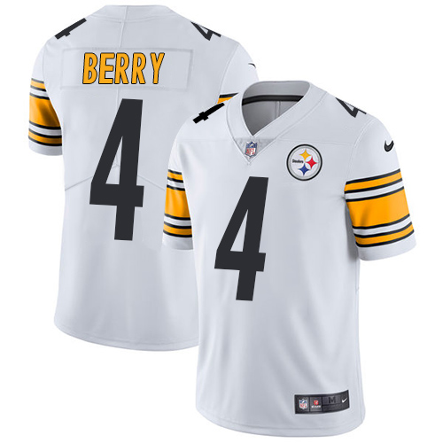 Men's Nike Pittsburgh Steelers #4 Jordan Berry White Vapor Untouchable Limited Player NFL Jersey
