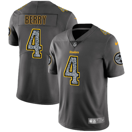 Youth Nike Pittsburgh Steelers #4 Jordan Berry Gray Static Vapor Untouchable Limited NFL Jersey
