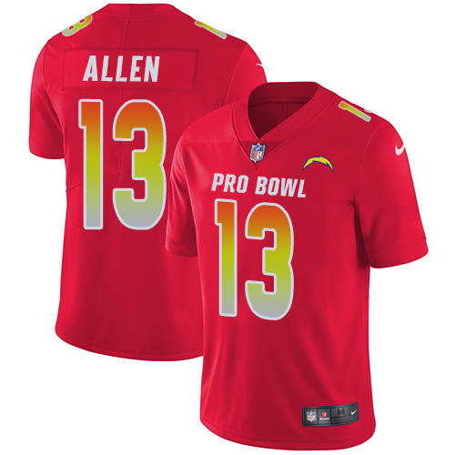 Men's Nike Los Angeles Chargers #13 Keenan Allen Limited Red 2018 Pro Bowl NFL Jersey