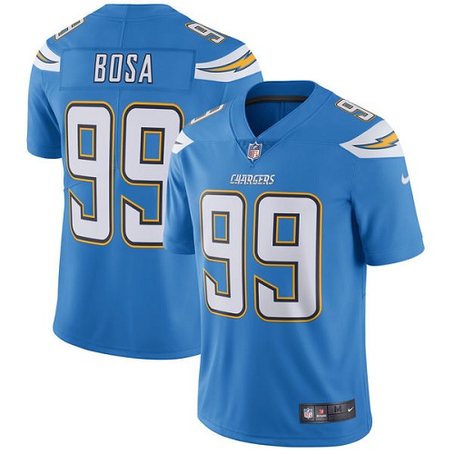 Men's Nike Los Angeles Chargers #99 Joey Bosa Electric Blue Alternate Vapor Untouchable Limited Player NFL Jersey