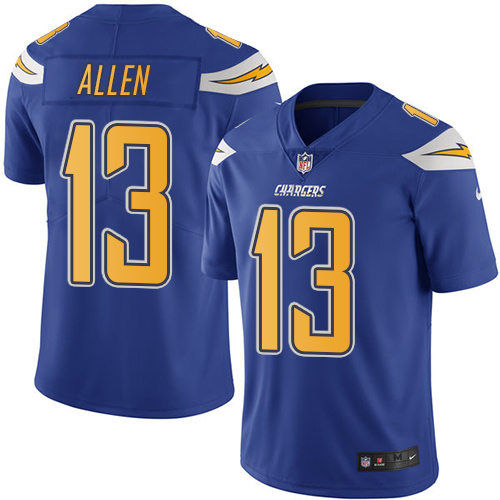 Youth Nike Los Angeles Chargers #13 Keenan Allen Limited Electric Blue Rush Vapor Untouchable NFL Jersey