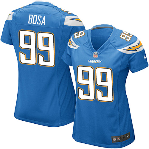 Women's Nike Los Angeles Chargers #99 Joey Bosa Game Electric Blue Alternate NFL Jersey