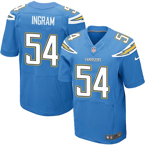 Men's Nike Los Angeles Chargers #54 Melvin Ingram New Elite Electric Blue Alternate NFL Jersey