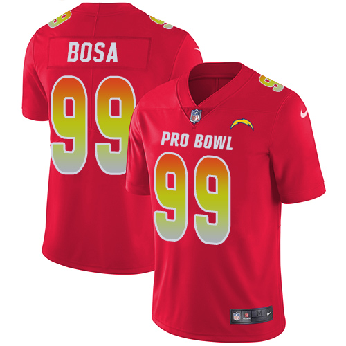 Men's Nike Los Angeles Chargers #99 Joey Bosa Limited Red 2018 Pro Bowl NFL Jersey