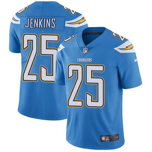 Men's Nike Los Angeles Chargers #25 Rayshawn Jenkins Electric Blue Alternate Vapor Untouchable Limited Player NFL Jersey