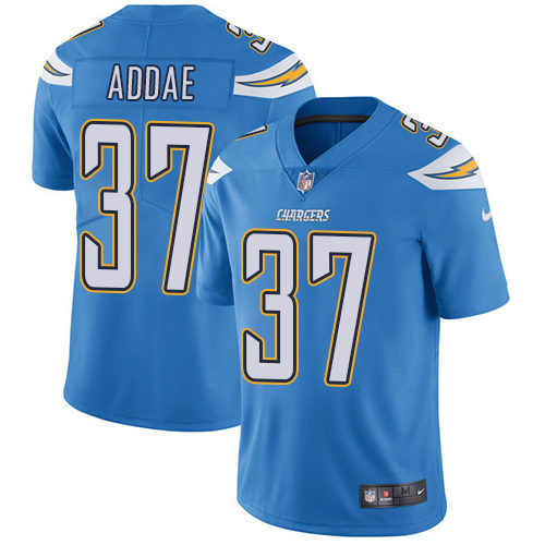 Youth Nike Los Angeles Chargers #37 Jahleel Addae Electric Blue Alternate Vapor Untouchable Elite Player NFL Jersey