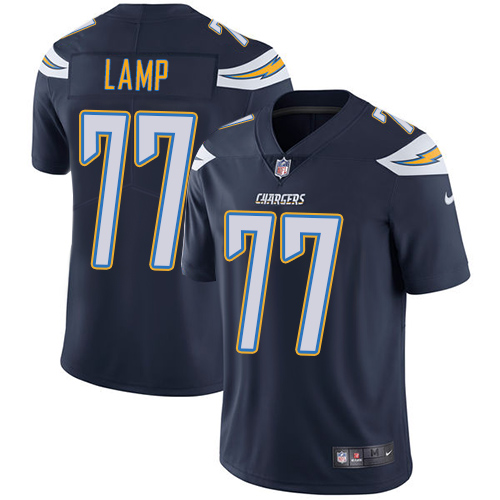 Youth Nike Los Angeles Chargers #77 Forrest Lamp Navy Blue Team Color Vapor Untouchable Elite Player NFL Jersey