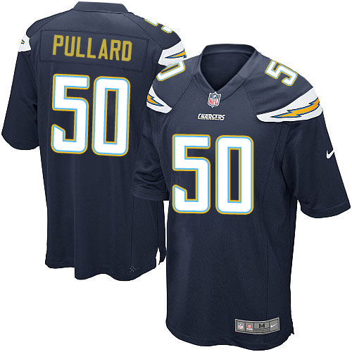 Men's Nike Los Angeles Chargers #50 Hayes Pullard Game Navy Blue Team Color NFL Jersey