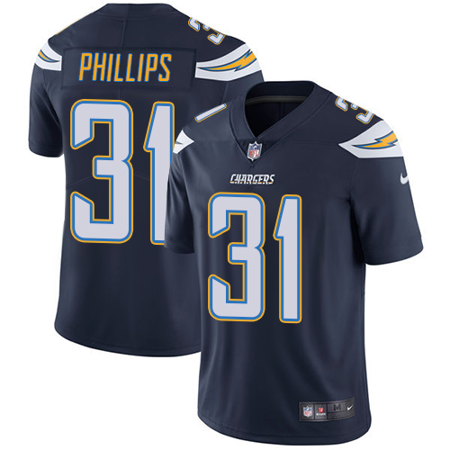 Youth Nike Los Angeles Chargers #31 Adrian Phillips Navy Blue Team Color Vapor Untouchable Elite Player NFL Jersey